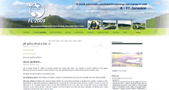 Desktop Screenshot of fl2009.akfrydlant.cz